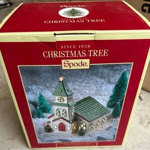 Spode Christmas Tree LED Illuminated Church